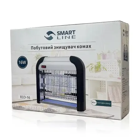 Електричний знищувач комах SmartLine ECO-16| 16 Вт | 80 м²