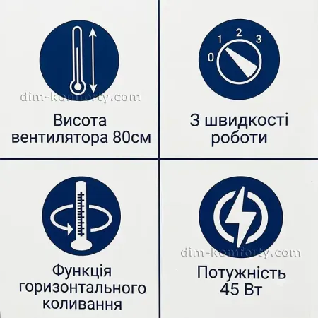 Колонний вентилятор SmartLine WIND-80