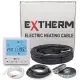 Комплект теплої підлоги ExTherm 20 Вт/м — Нагрівальний кабель з термостатом AC819