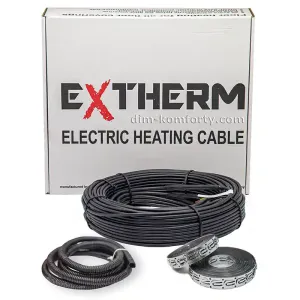 Нагрівальний кабель ExTherm 20 Вт/м для теплої підлоги під плитку