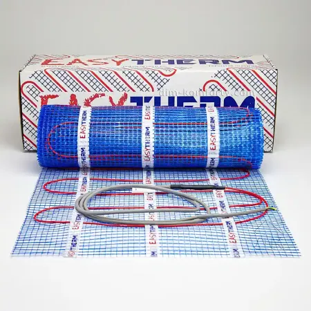 Комплект теплої підлоги EasyTherm 200 Вт/м² — нагрівальний мат з термостатом RTC70
