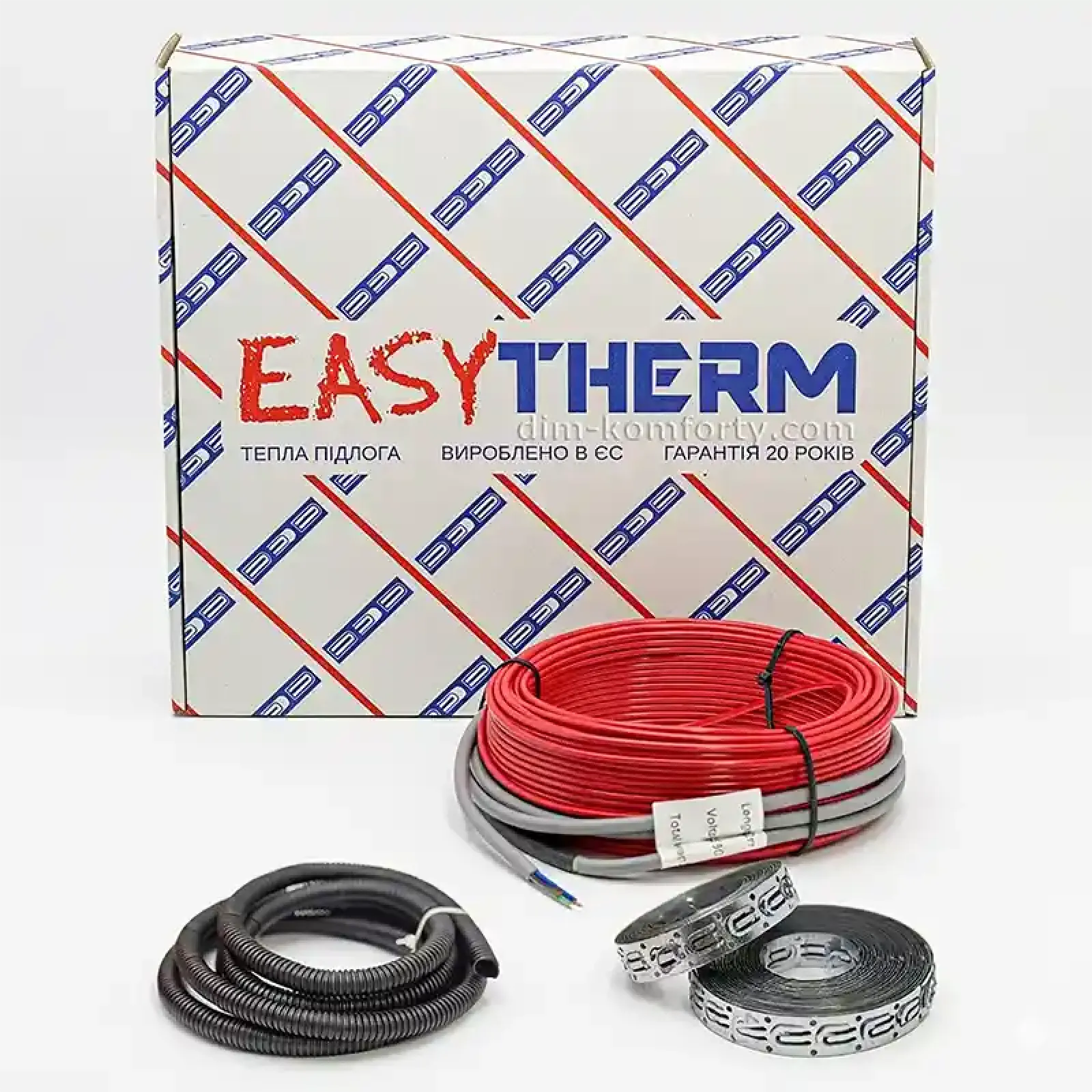 Нагрівальний кабель EasyTherm 18 Вт/м для теплої підлоги під плитку