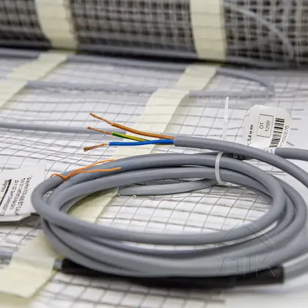 Комплект теплої підлоги GrayHot 150 Вт/м² — нагрівальний мат з термостатом E51