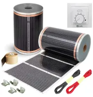 Тепла підлога під ламінат - Інфрачервона плівка Enerpia з терморегулятором