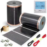 Тепла підлога під ламінат - Інфрачервона плівка Enerpia з програматором