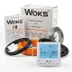Комплект теплої підлоги Woks 18 Вт/м — Нагрівальний кабель з термостатом AC819
