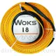 Нагрівальний кабель Woks 18 Вт/м для теплої підлоги під плитку