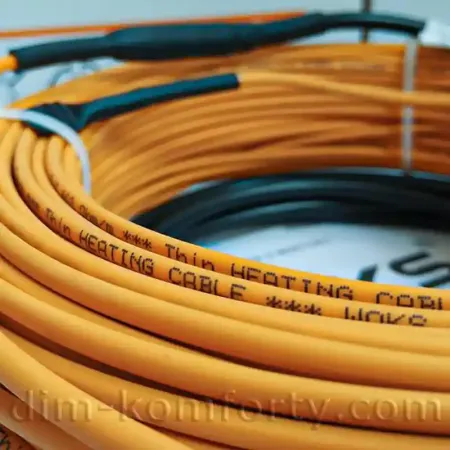 Нагрівальний кабель Woks 18 Вт/м для теплої підлоги під плитку