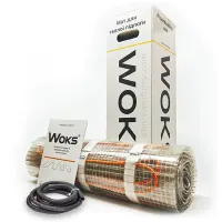 Нагрівальний мат Woks 160 Вт/м² для теплої підлоги під плитку