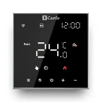 Терморегулятор Castle AC602HB Wi-Fi сенсорний програмований для теплої підлоги