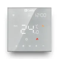 Терморегулятор Castle AC602H Wi-Fi сенсорний програмований для теплої підлоги